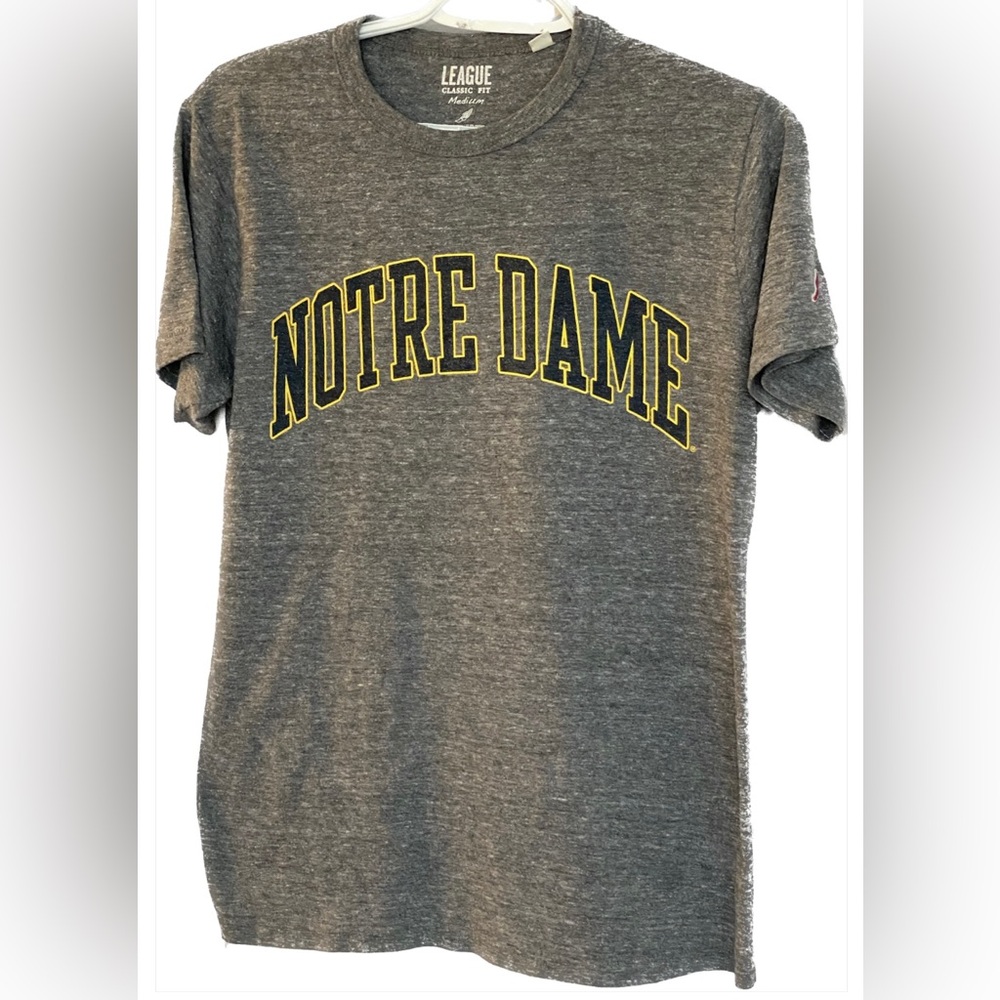 League Classic GRY Notre Dame Tee, M Winter Sale